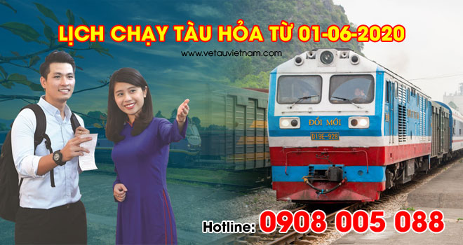 lịch chạy tàu hỏa từ 01-06-2020