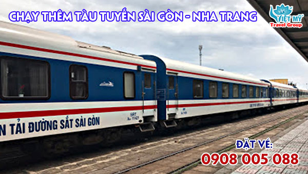 Chạy thêm tàu tuyến Sài Gòn - Nha Trang trong tháng 3, 4/2021