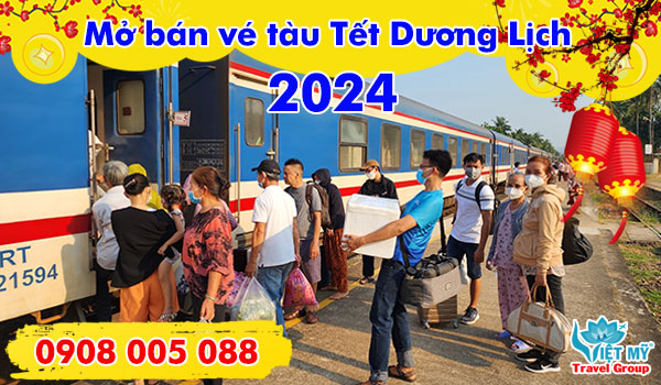 Mở bán vé tàu chạy dịp Tết Dương Lịch 2024