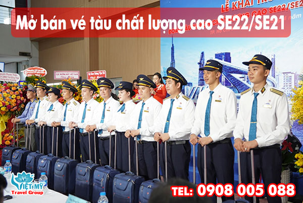 Mở bán vé tàu chất lượng cao SE22/SE21 Sài Gòn - Đà Nẵng