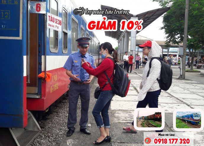 ĐSVN hỗ trợ mùa tựu trường - Giảm giá vé tàu 10% cho sinh viên và thân nhân