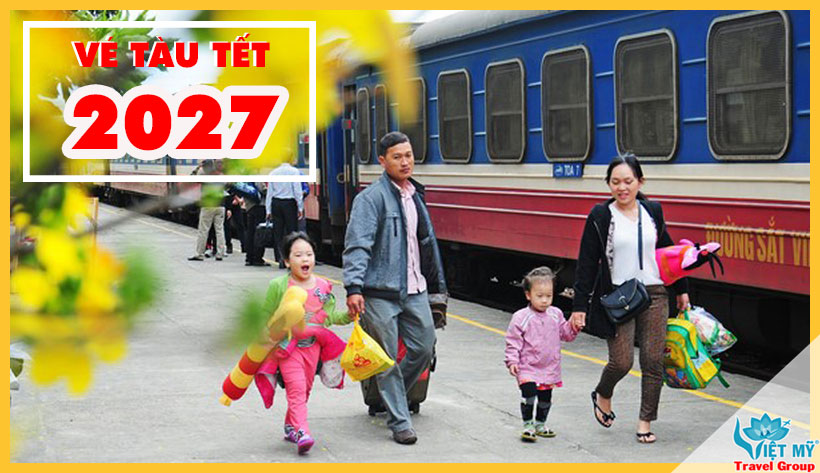 Vé tàu Tết Nguyên đán 2027 chính thức mở bán từ ngày 30/8/2026
