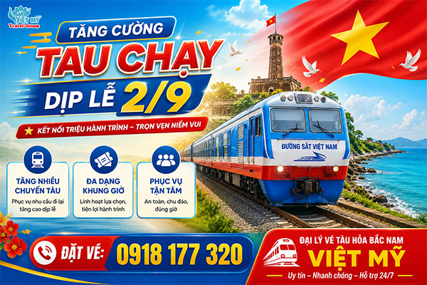 Tăng cường tàu chạy dịp Lễ 2/9