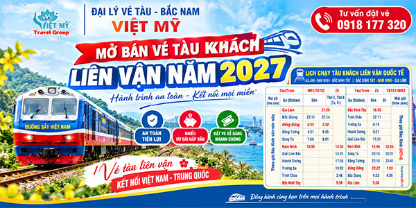 Mở bán vé tàu khách liên vận quốc tế